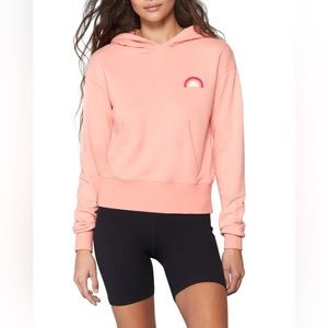 Spiritual Gangster Sunshine Skye Pink French Terry Hoodie EUC